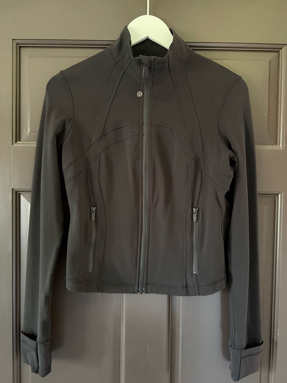 Lululemon Cropped Define Jacket Black Nulu 8